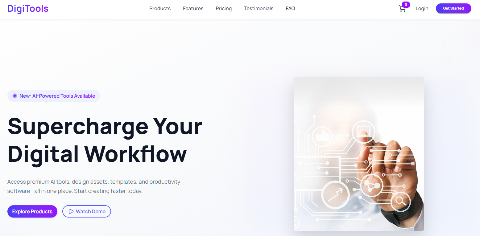 Digital Tools Buying Website